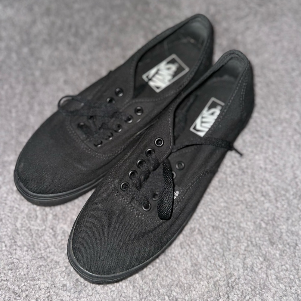 Vans Women’s Black Canvas Sneakers